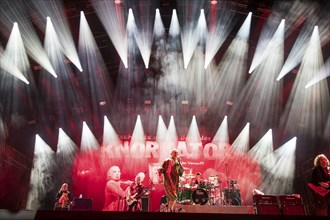 Stumpen (Gero Ivers), singer of the Berlin band Knorkator, at the Wacken Open Air in Wacken. The