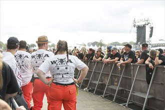 Paramedic at the Wacken Open Air in Wacken. The traditional metal festival takes place from 31 July