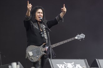 Gene Simmons at the Wacken Open Air in Wacken. The traditional metal festival will take place from