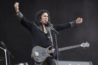 Gene Simmons at the Wacken Open Air in Wacken. The traditional metal festival will take place from