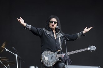 Gene Simmons at the Wacken Open Air in Wacken. The traditional metal festival will take place from