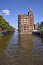 Holländischbrookfleet nit Speicherhaus, Speicherstadt, Free and Hanseatic City of Hamburg,