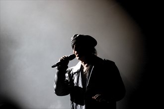 Singer Klaus Meine from the band Scorpions at the Wacken Open Air in Wacken. The traditional metal