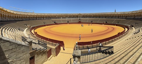 Bullring, Plaza de Toros de la Real Maestranza de Caballeria, Seville, Spain, Europe