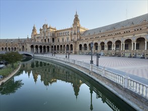 Plaza de Espana, Seville, Andalusia, Spain, Europe