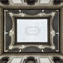 Ceiling, Sala de los Embajadores, Ambassadors' Hall, Alcazar, Royal Palace, Seville, Andalusia,