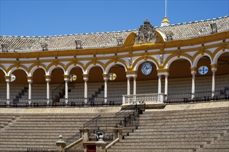 Bullring, Plaza de Toros de la Real Maestranza de Caballeria, Seville, Spain, Europe