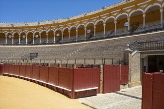 Bullring, Plaza de Toros de la Real Maestranza de Caballeria, Seville, Spain, Europe