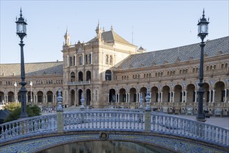 Plaza de Espana, Seville, Andalusia, Spain, Europe