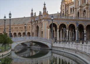 Plaza de Espana, Seville, Andalusia, Spain, Europe