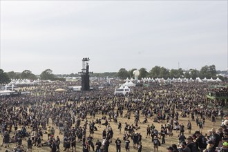 Overview of the infield at the Wacken Open Air in Wacken. The traditional metal festival takes