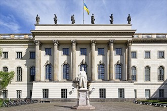 Humboldt University main building, or Prince Henry's Palace, Under den Linden, Berlin Mitte,