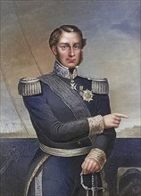 Ferdinand Alphonse Hamelin (1796-1864), French admiral. During the Crimean War (Russo-Turkish War)