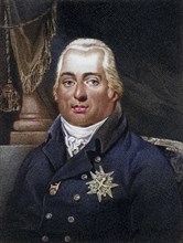 Louis XVIII (Stanislaw Xavier 1755-1824), younger brother of Louis XVI, proclaimed himself King of