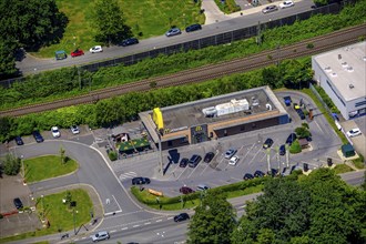 MC Donalds branch in Herten on Resser Strasse. Ruhr area, North Rhine-Westphalia