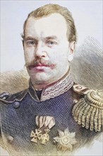 Alexander III of Russia, born 1845, died 1894, Emperor of Russia. From La Ilustracion Espanola y