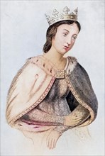 Eleanor of Provence, ca. 1223 to 1291, Queen of King Henry III of England. From the book Our Queen