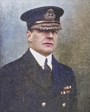 David Beatty, Admiral of the British Royal Navy, 1st Earl Beatty, 1871 to 1936, from