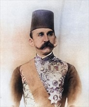 Sultan Husayn Kamil 1853 to 1917, Sultan of Egypt and Sudan. From The Illustrated War News,