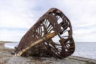 Barge Ambassador remains, Route 255, Campo Harry, San Gregorio, Magallanes and Chilean Antarctica,