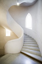 Spiral staircase, Unterlinden Museum, Musée Unterlinden, new building by architects Herzog and de