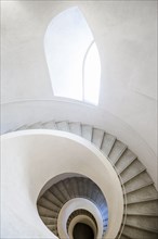 Spiral staircase, Unterlinden Museum, Musée Unterlinden, new building by architects Herzog and de