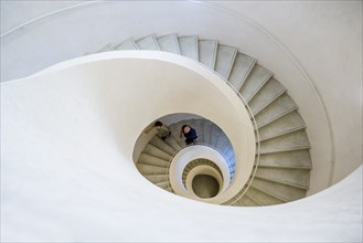 Spiral staircase, Unterlinden Museum, Musée Unterlinden, new building by architects Herzog and de