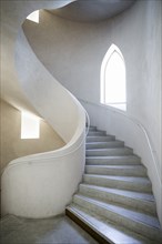 Spiral staircase, Unterlinden Museum, Musée Unterlinden, new building by architects Herzog and de