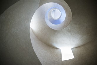 Spiral staircase, Unterlinden Museum, Musée Unterlinden, new building by architects Herzog and de