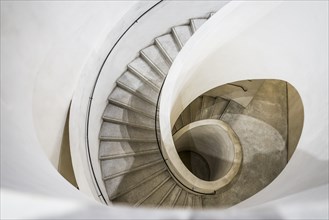 Spiral staircase, Unterlinden Museum, Musée Unterlinden, new building by architects Herzog and de