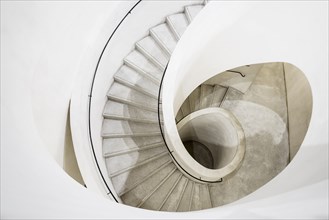 Spiral staircase, Unterlinden Museum, Musée Unterlinden, new building by architects Herzog and de