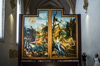 Isenheim Altarpiece, by Matthias Grünewald, Museum Unterlinden, Musée Unterlinden, Colmar, Alsace,