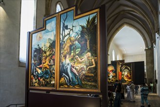 Isenheim Altarpiece, by Matthias Grünewald, Museum Unterlinden, Musée Unterlinden, Colmar, Alsace,