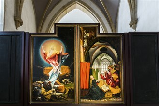 Isenheim Altarpiece, by Matthias Grünewald, Museum Unterlinden, Musée Unterlinden, Colmar, Alsace,