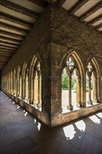 Cloister, Unterlinden Museum, Musée Unterlinden, Colmar, Alsace, France, Europe