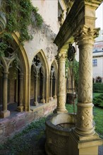 Cloister, Unterlinden Museum, Musée Unterlinden, Colmar, Alsace, France, Europe