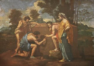 Painting by Nicolas Poussin (b. 15 June 1594 in Les Andelys, Normandy. d. 19 November 1665 in