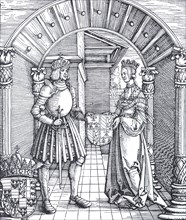 Die Verlobung von Maximilian mit Maria von Burgund, The betrothal of Maximilian with Mary of