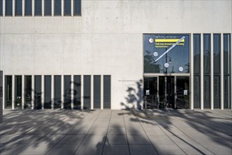 Facade and entrance of the NS Documentation Centre in the Kunstareal Munich, Munich, Bavaria,