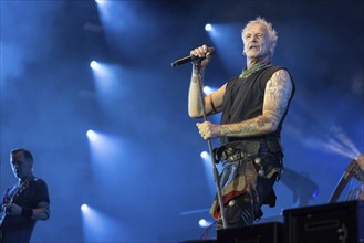 The Last Unicorn (Michael Robert Rhein), singer of In Extremo at the Wacken Open Air in Wacken. The