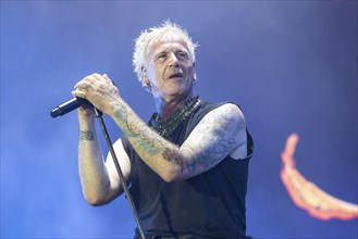 The Last Unicorn (Michael Robert Rhein), singer of In Extremo at the Wacken Open Air in Wacken. The