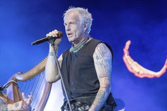 The Last Unicorn (Michael Robert Rhein), singer of In Extremo at the Wacken Open Air in Wacken. The