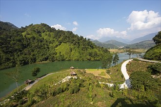 Cat Ly Area on the Song Lo River, Ha Giang Province, Vietnam, Asia