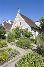 Cell house and historic herb garden, Ittingen Charterhouse, Warth-Weiningen near Frauenfeld, Canton