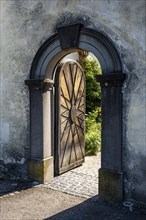 Side entrance, portal, Ittingen Charterhouse, Warth-Weiningen near Frauenfeld, Canton Thurgau,