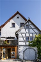 Historic half-timbered building, Ittingen Charterhouse, Warth-Weiningen near Frauenfeld, Canton