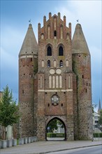 Anklamer Tor, east side, Gothic brick building from the early 14th century, formerly a stone gate,