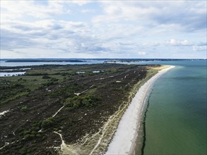 Studland Naturist Beach and Knoll Beach Studland over Studland and Godlingston Heath National