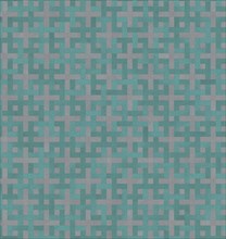 Geometric pattern of plus signs in teal and gray forming a grid