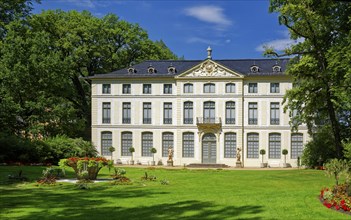 Summer palace and park, residential town of Greiz, Thuringia, Germany, Europe